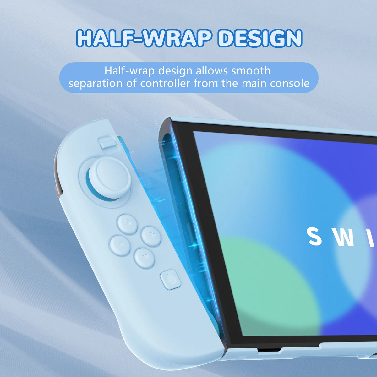 PlayVital Solid Color Protective Case for Nintendo Switch 2 