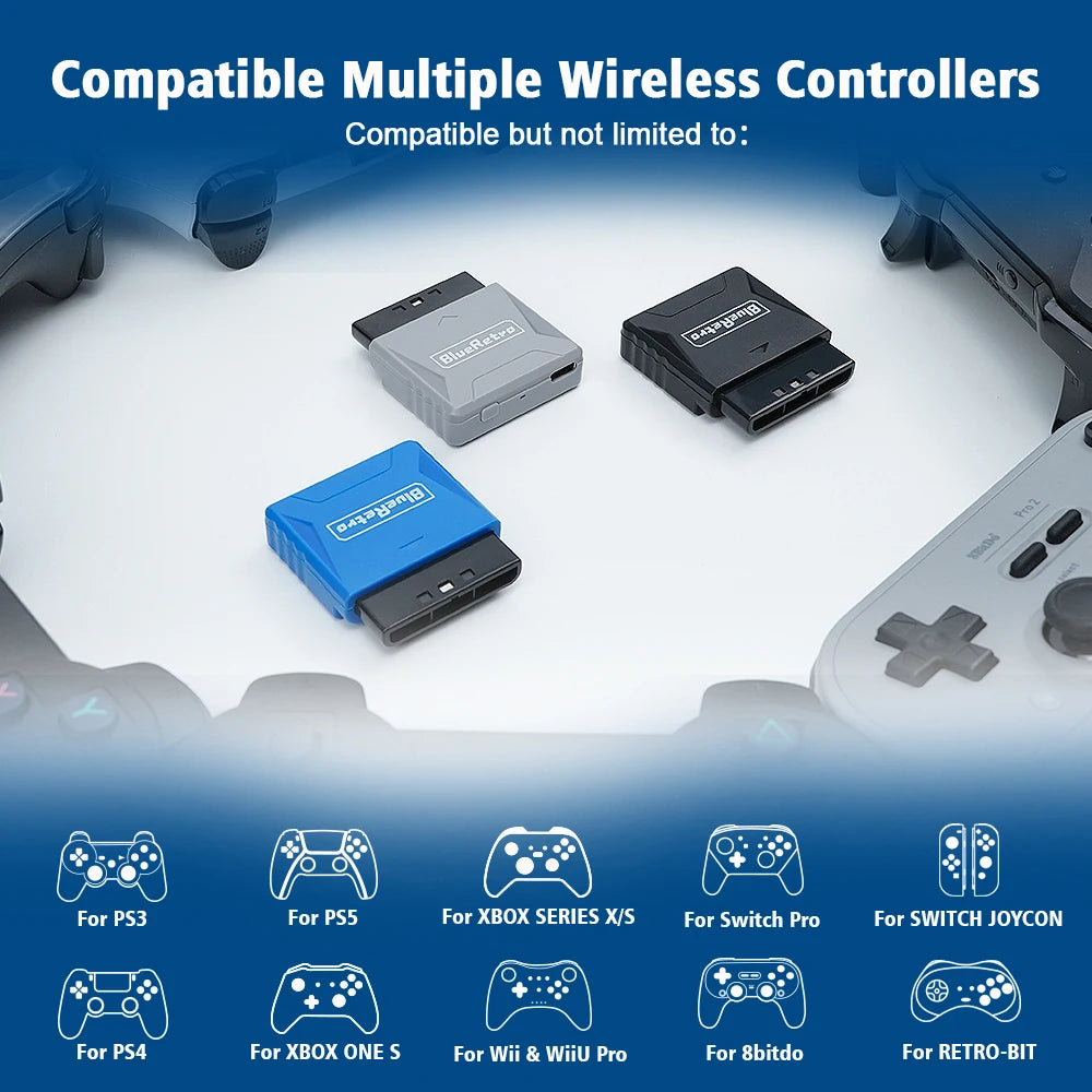 RetroScaler Mini Blueretro Receiver Adapter for PS1 PS One P