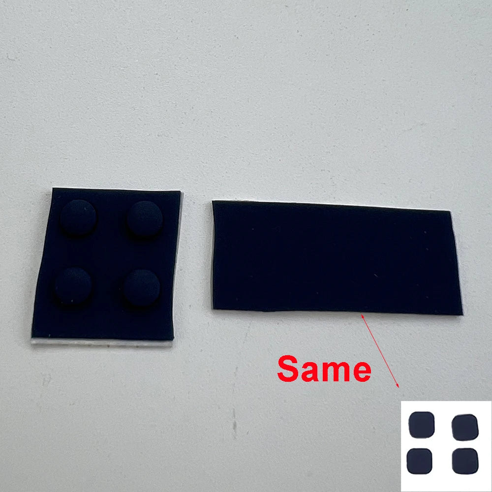 JCD For New 3DS XL Console Front Back Screw Rubber Feet Cove