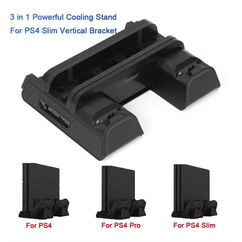 Stand Fan For Support Sony Play Station PS4 Pro Slim Console
