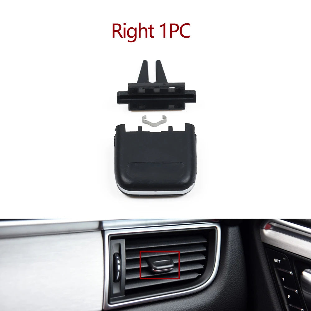 Car Front Rear Console Air Conditioning AC Vent Grille Clip Slider Repair Kit For Porsche Macan 2014 2015 2016 2017