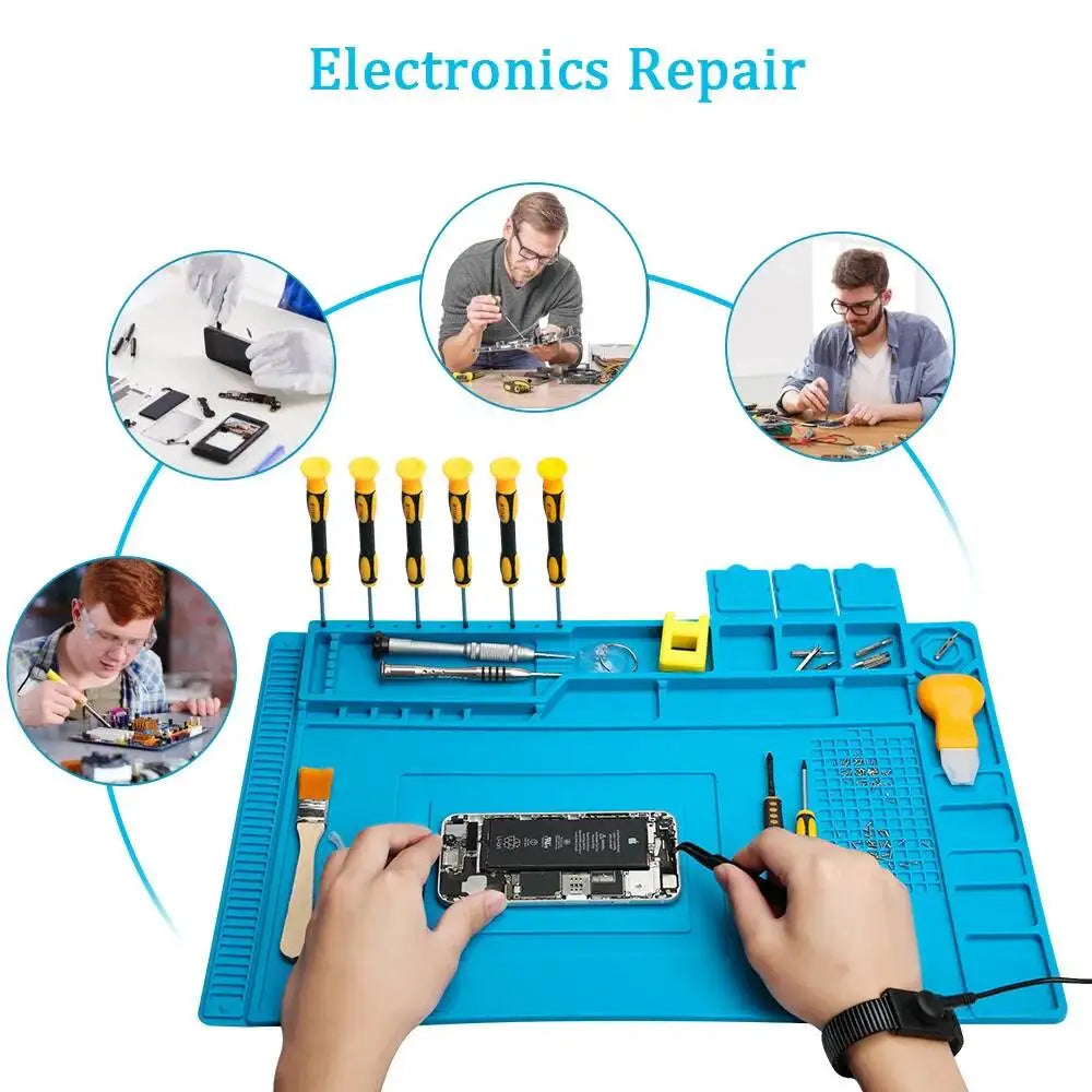 ESD Soldering Mat Repair Pad Insulation Heat Resistant Solde