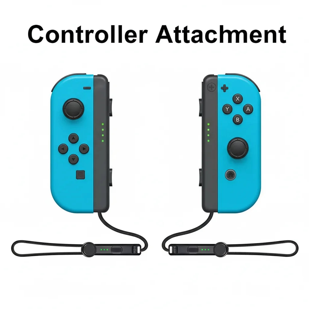2PCS Wireless Gamepad Switch Controller Joystick Wrist Strap
