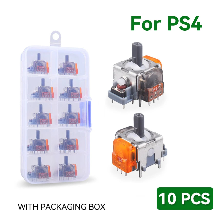 10Pcs TMR Effect Joystick Replacement for PS5/PS4 Controller for Xbox Series X/S 3D Analog Stick Sensor Module Repair Accessorie