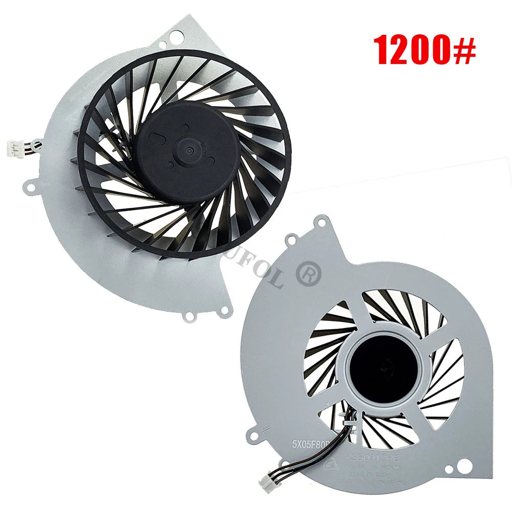 New Inner Cooling Fan for PS4 Game Console Cooler 1000/1200/2000/7000 Series Replacement for PS4 Host Silent Fan