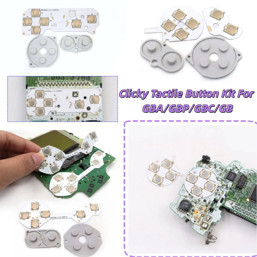New Conductive Tacktile Clicky Film Button Modify Kits A B D