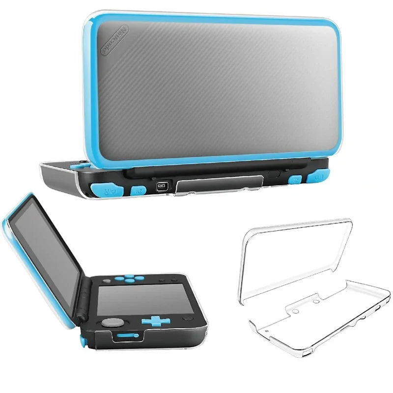 TNP New 2DS XL LL Case - Crystal Transparent Hard Shell Prot