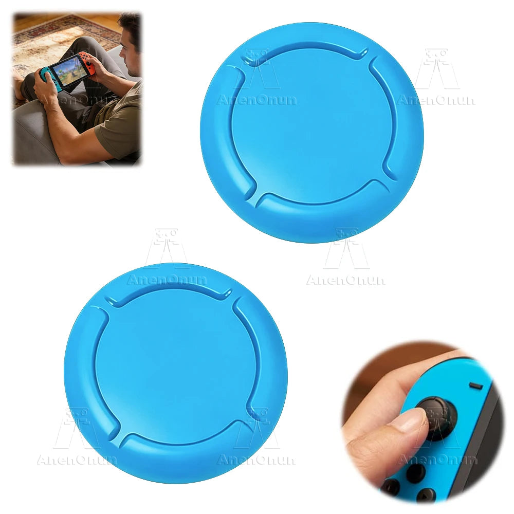 Joystick Replacement Covers for Switch/Switch Lite/Switch OLED Joycon Anti-Slip Analog Stick Thumb Grip Silicone Protective Caps