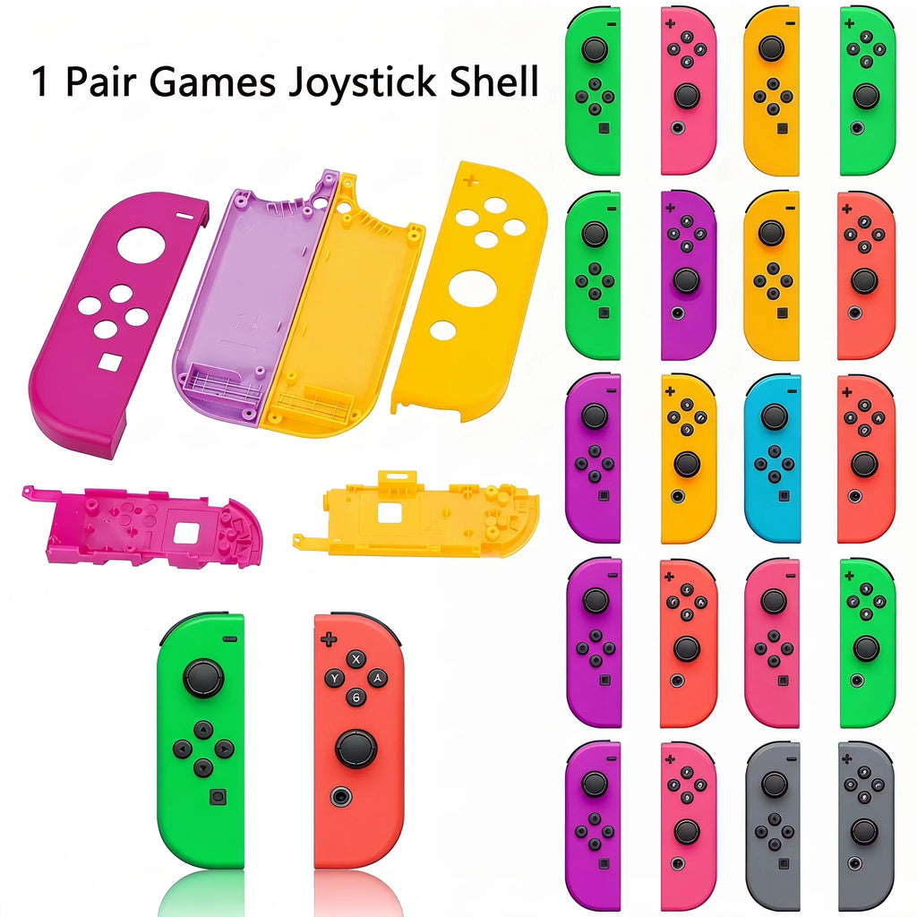1 Pair Games Joystick Shell for Nintendo Switch NS Cover Wit