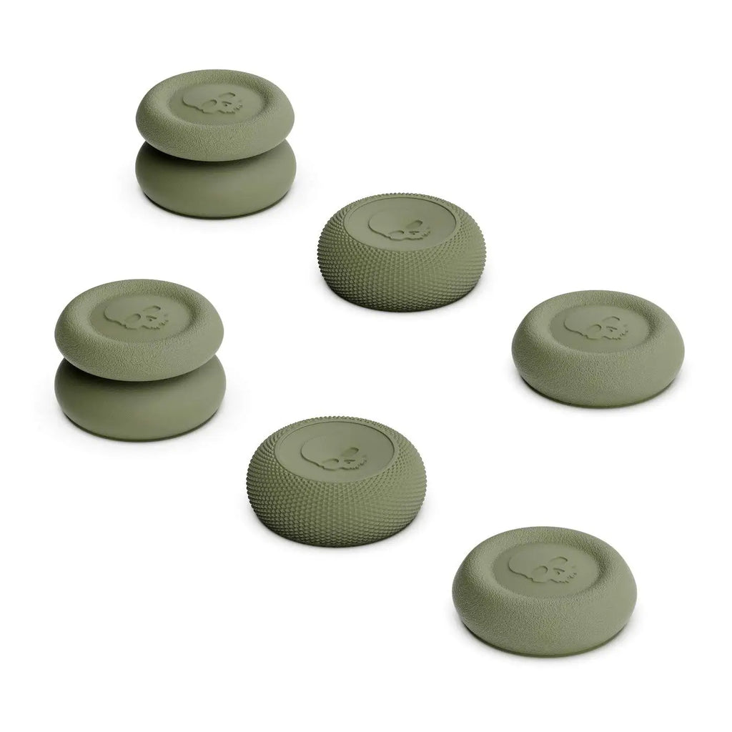 Skull & Co. Skin CQC and FPS Thumb Grip Set Joystick Cap Analog Stick Cap for Switch Lite Joystick - Lite Grey