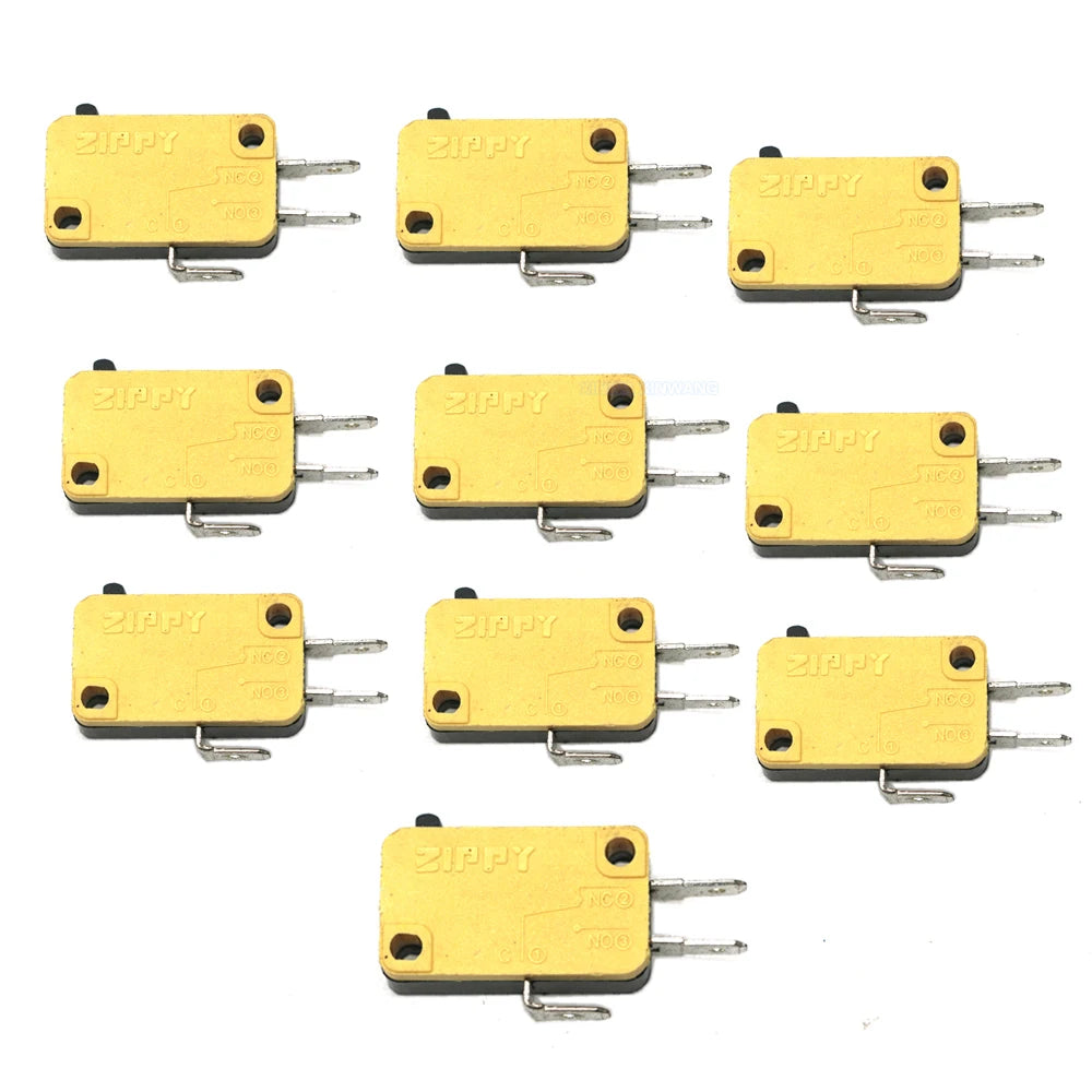 10pcs Self Reset Micro Switch Microswitch For Happ Style Joystick Zippy Replacement Push Button Controller Arcade Game Diy