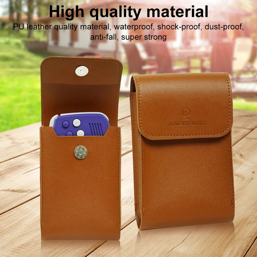 Carrying Case PU Leather Shockproof Portable Storage Bag Wat