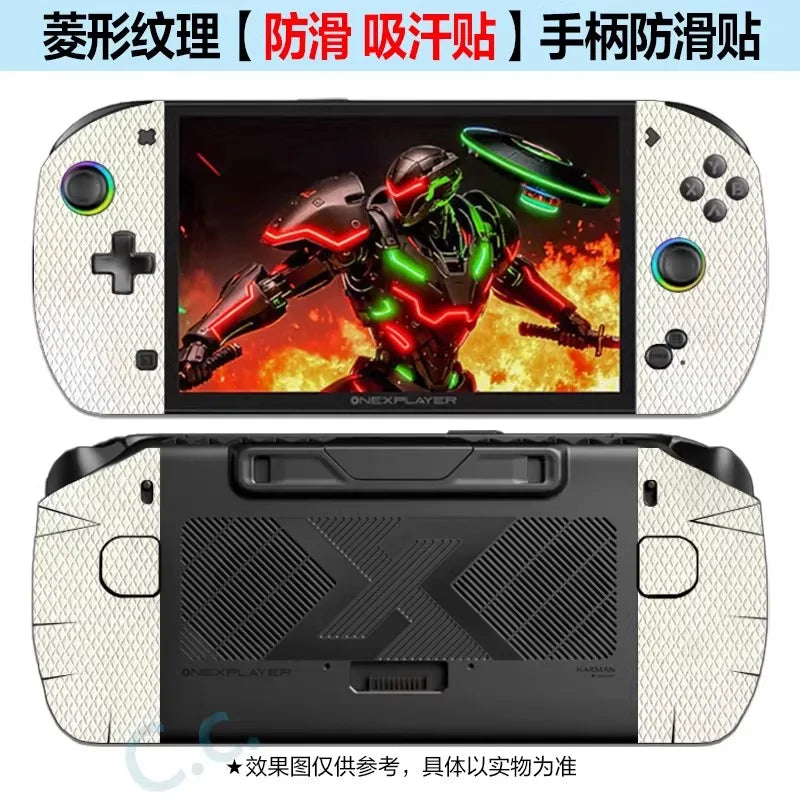 Pre-cut Anti-Slip Grip Skin Sticker For 2025 OnexPlayer OnexFly Apex MAX 8 MAX+ Handheld Game Console Anti-Sweat Film