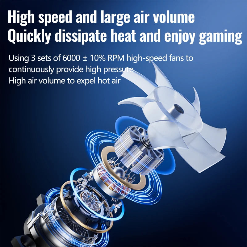 Adjustable Efficient Cooling Fan For PS5 Pro Host With LED L