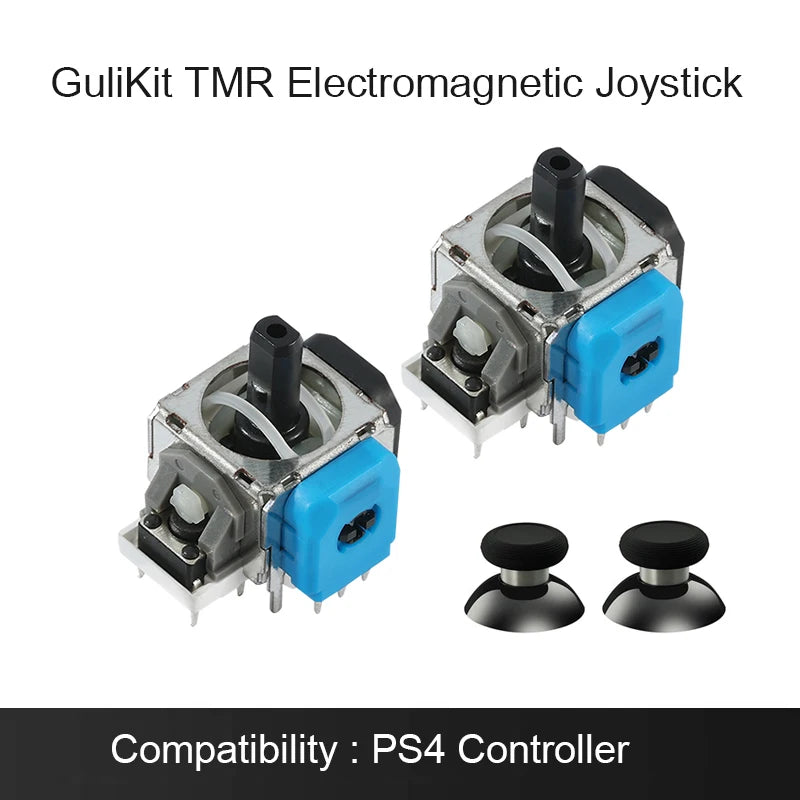 GuliKit TMR Joystick with Stick Cap for PS4 PS5/PS5 Edge Gamepad for Switch Pro Xbox Series Controller Game Accessories Repair