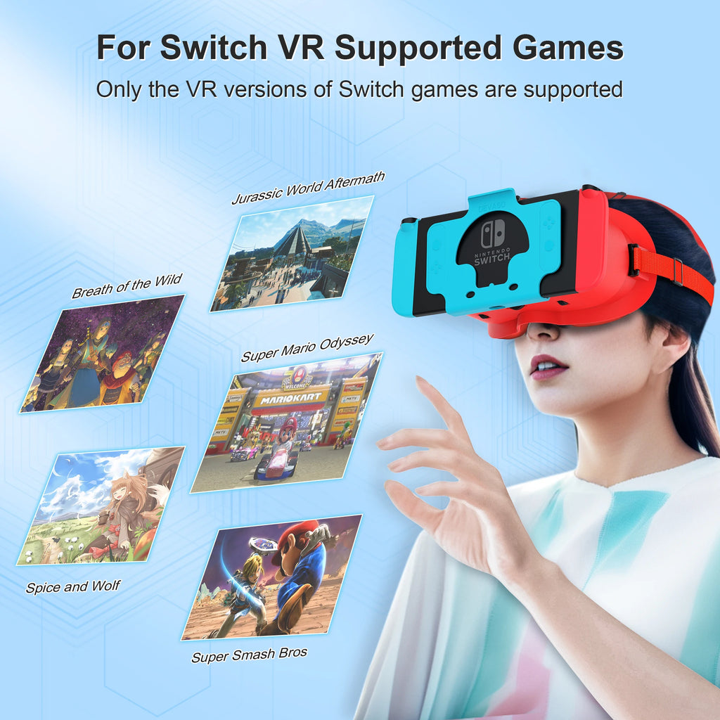 Upgraded VR Headset for Nintendo Switch & Switch OLED Switch