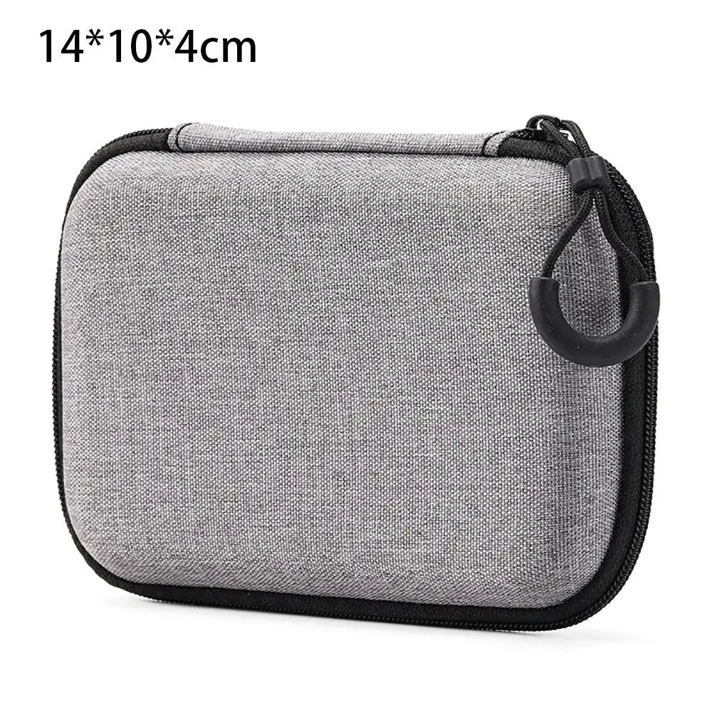 1Pcs Portable Game Console Case For RG35XX H Game Console Case Storage Bag Protective Zipper Carry Bag EVA Hard Handbag