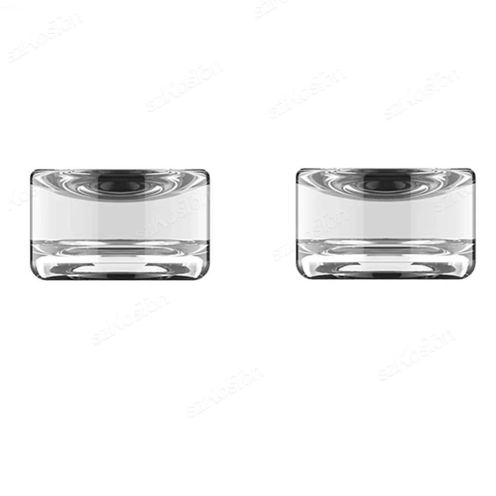 Clear Thumb Grips Caps for Switch 2 Pro Controller Anti-Slip Soft Silicone Joystick Cap Cover for Switch2 Gaming Accessories