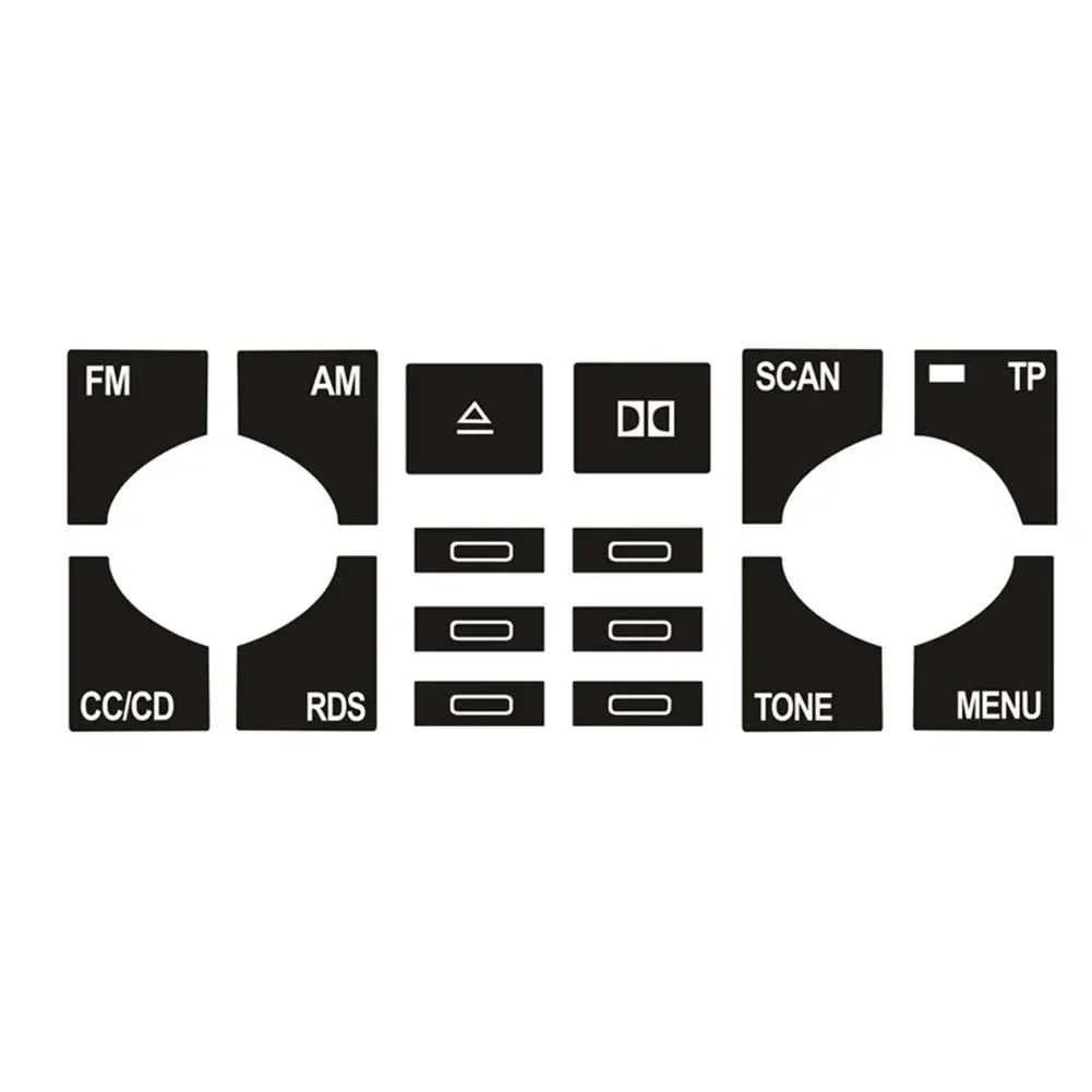 1pcs Set Button Repair Decal Sticker Door Lock Window Air Co