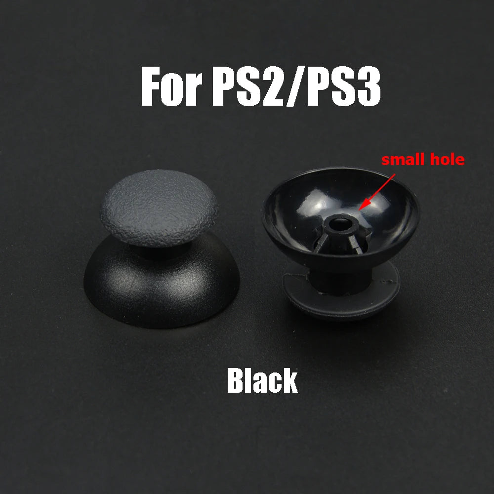 ZUIDID 6PCS Replacement 3D Analog Thumbstick Thumb Stick Mushroom Grip Cap Cover for PS4 Pro Slim PS5 Xbox one
