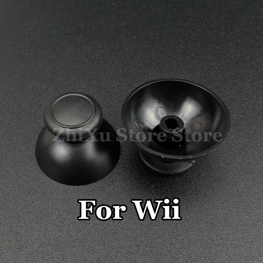 ZUIDID 6PCS Replacement 3D Analog Thumbstick Thumb Stick Mushroom Grip Cap Cover for PS4 Pro Slim PS5 Xbox one