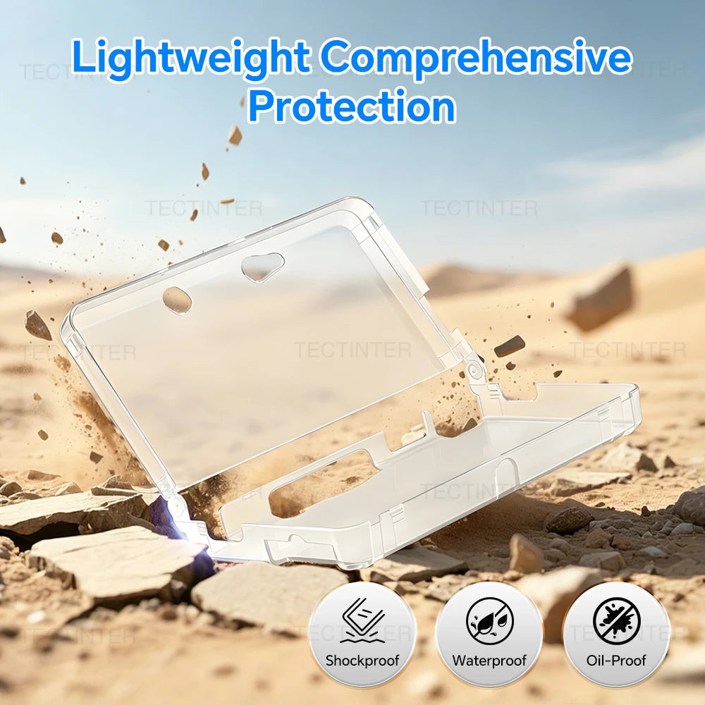 Transparent Clear Protective Case for Nintendo 3DS Handheld 