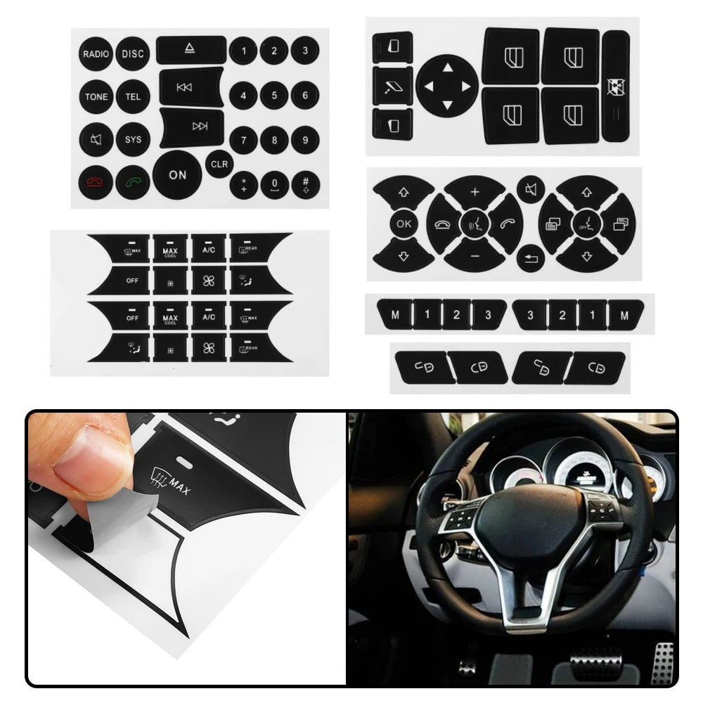 Car Air Condition AC Control Radio Dash Panel Button Repair 