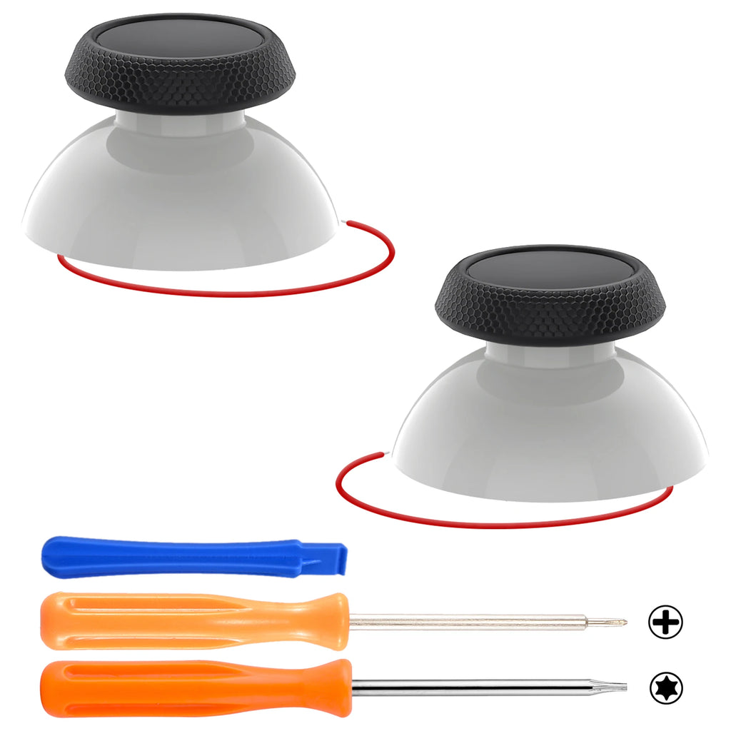 eXtremeRate Replacement Analog Thumbsticks for Steam Deck OLED and Steam Deck LCD - White