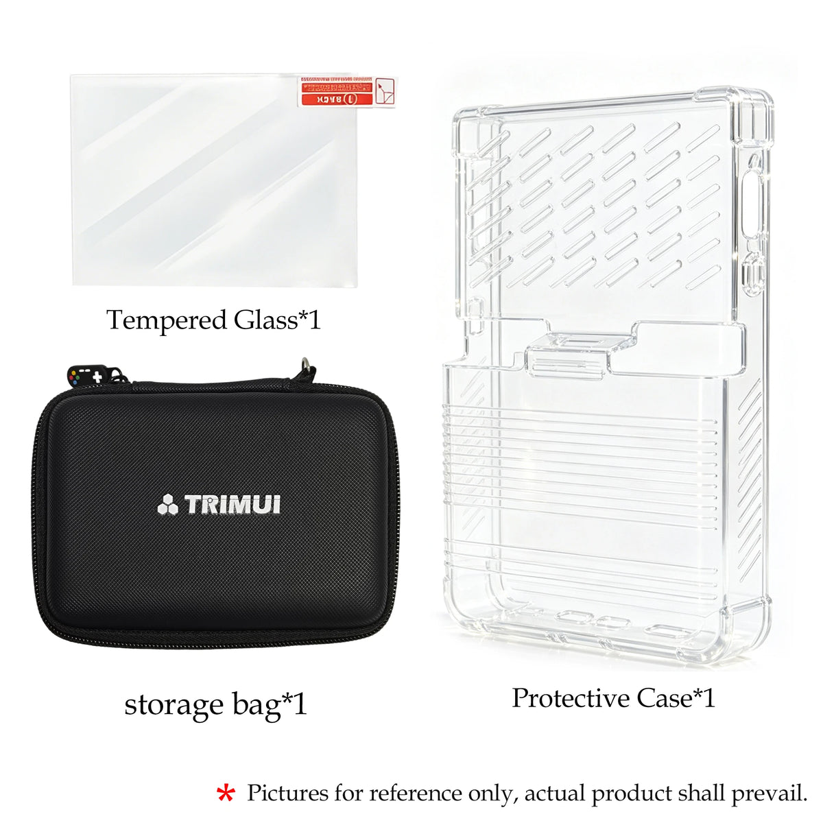 For Trimui Brick PRO TPU Case Storage Bag Portable Brick PRO Game Console Transparent Soft Shell Handheld Carry Bag Accessory