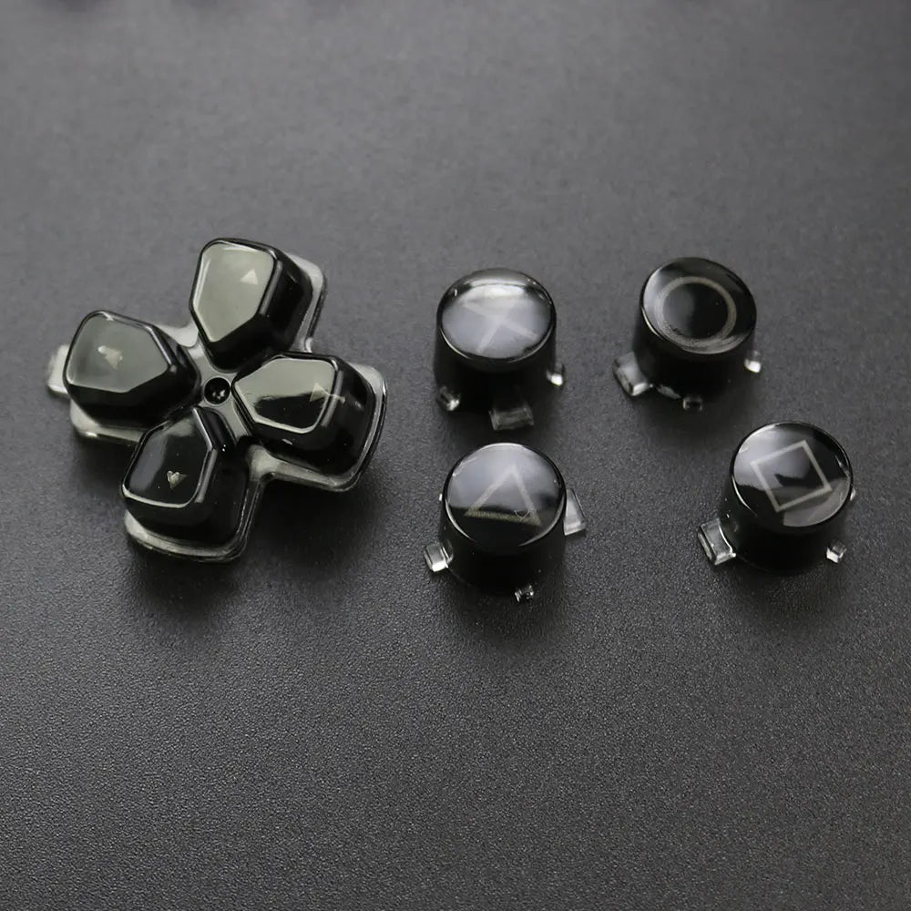 1Set For PS5 V1 V2 V3 Controller Gamepad Crystal Button A B 