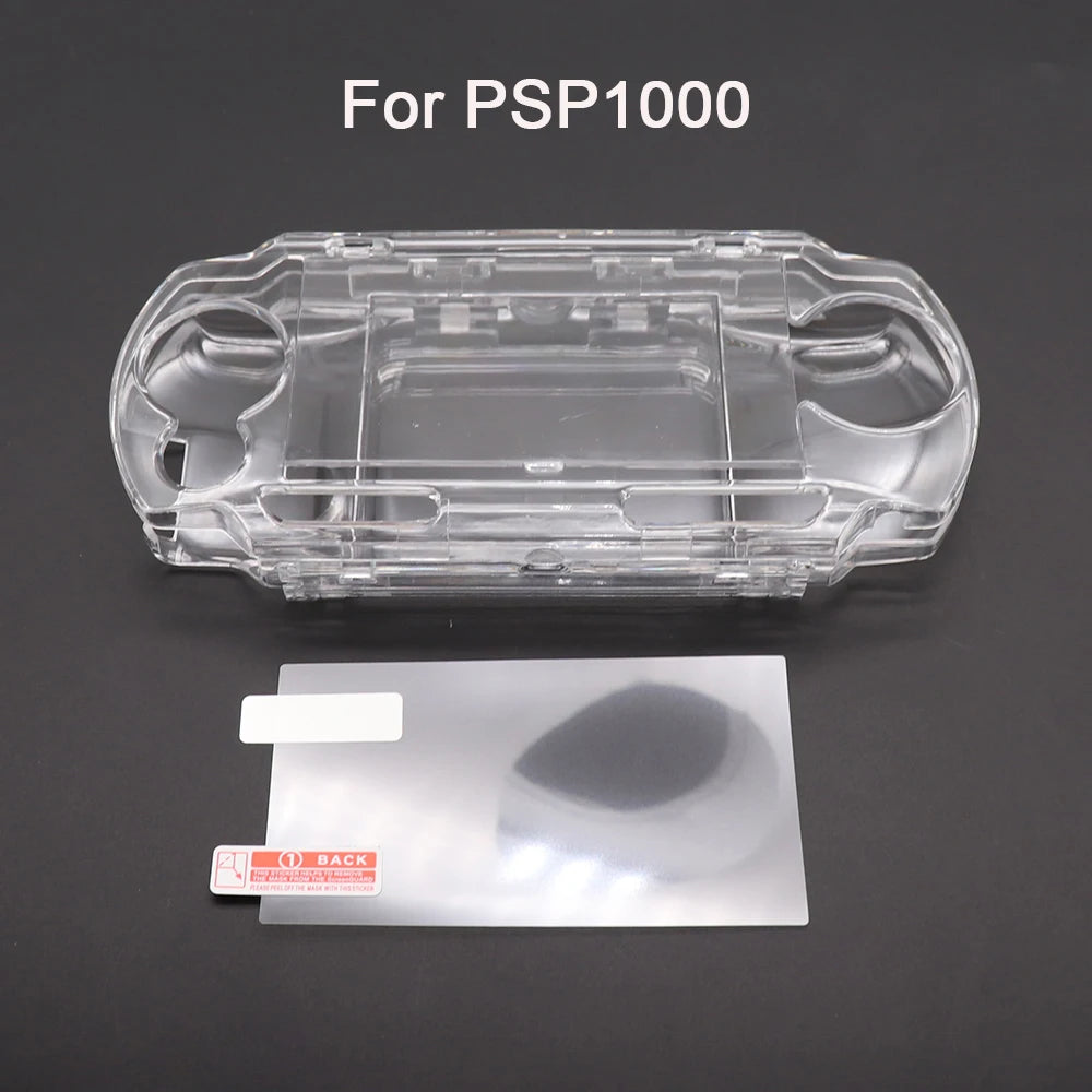 1set For PSP1000 2000 3000 Transparent Cover Case Snap-in Cr
