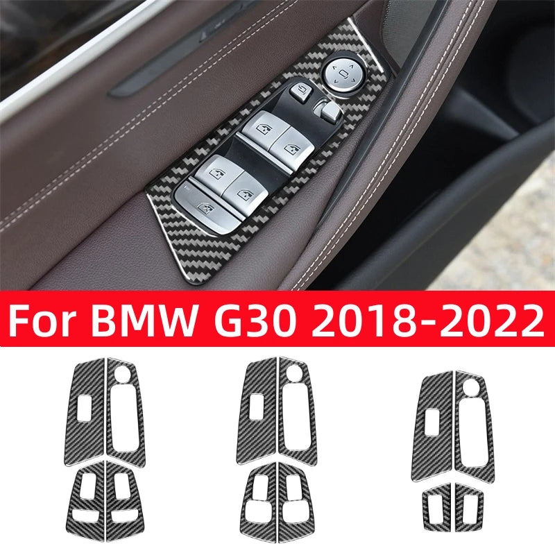 For BMW 5 Series G30 2018-2022 Accessories Carbon Fiber Inte