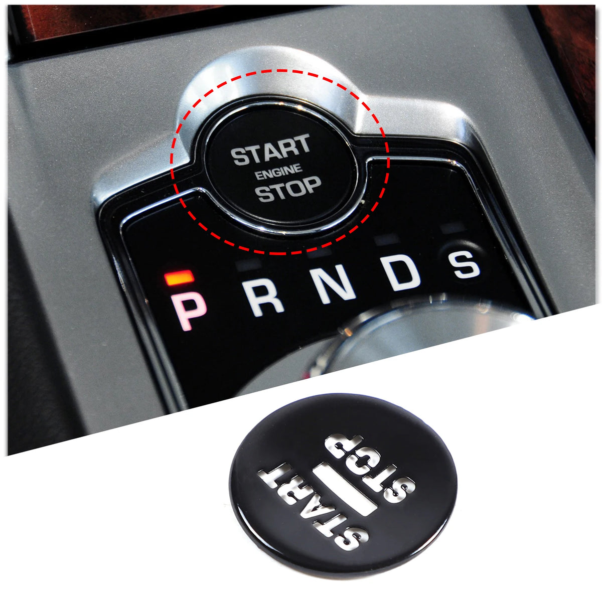 For Jaguar XF XJ 2010-2019 Black Button Stickers Black Covers For Jaguar Car Accessories Interior AC Gear Switch Repair Decals