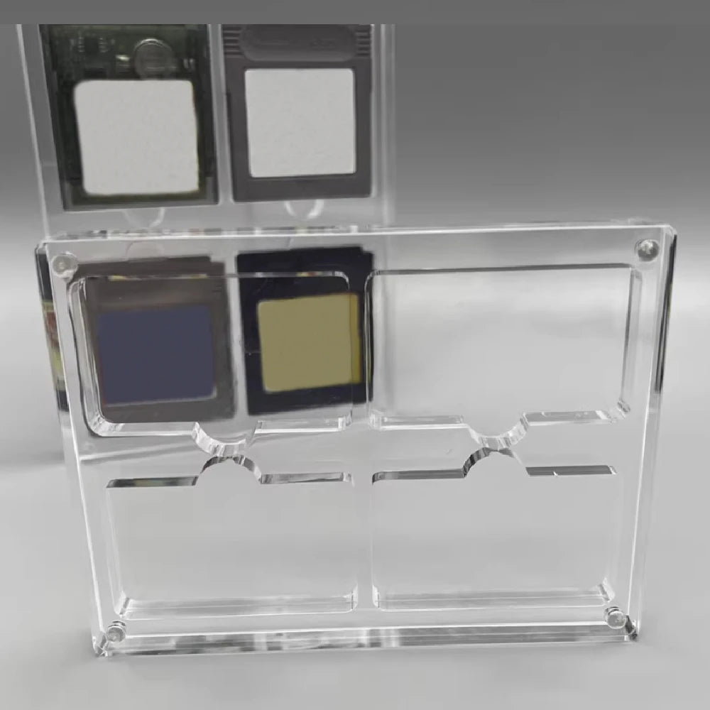 JCD 1pcs For GBA Game Card Box Magnetic Cover High Transpare