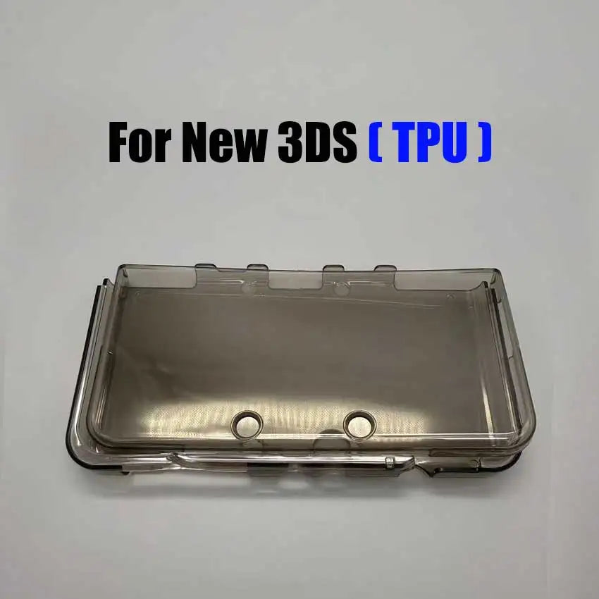 Plastic Crystal Hard Shell & TPU Silicone Sleeve For 2DS 3DS 3DSLL 3DSXL New 2DS 3DS LL XL Game Console Soft Protective Case