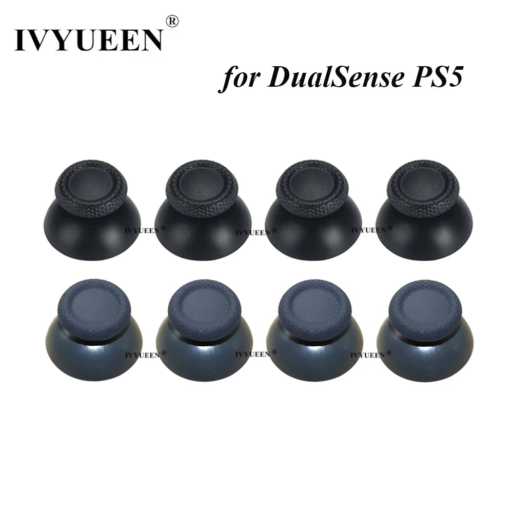 IVYUEEN 4-20 PCS Black Gray Thumbsticks Caps for PlayStation
