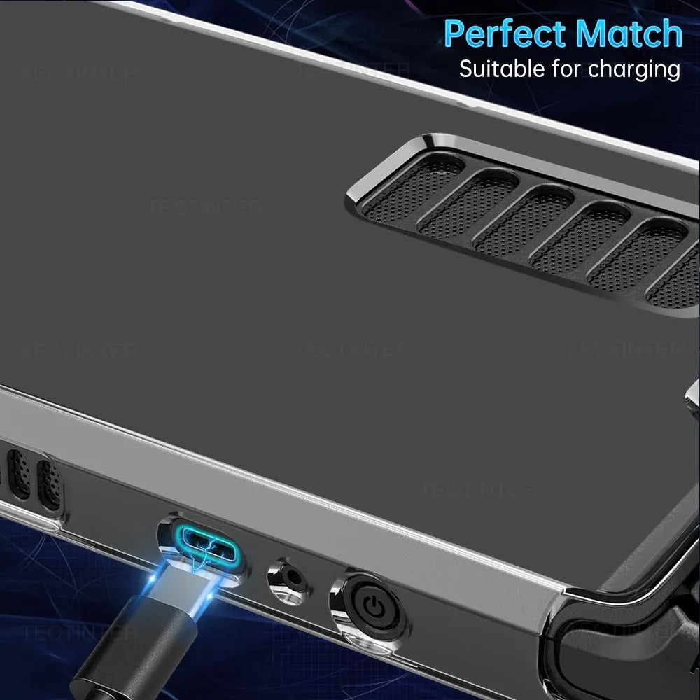 Transparent TPU Case Cover Shell For Steam Deck Host Crystal