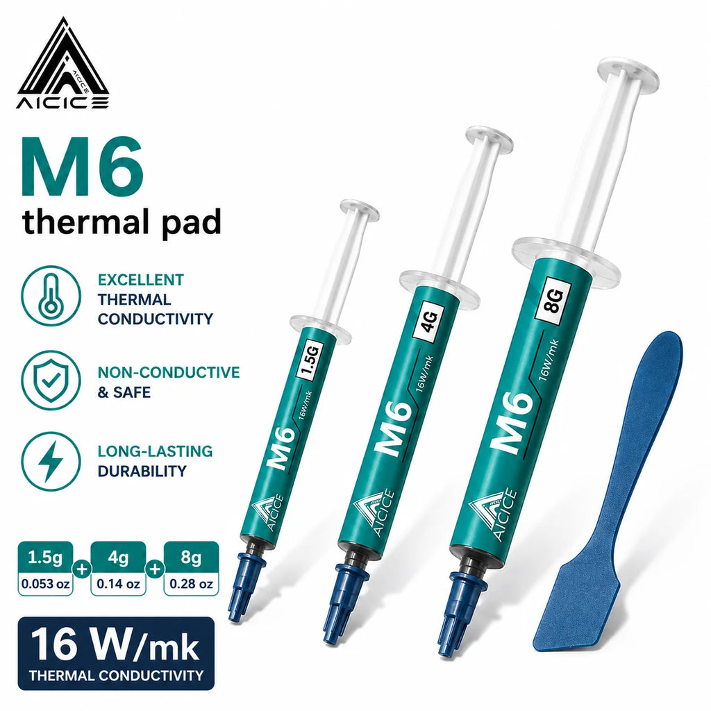 AICICE M6 16W/mK Thermal Grease High Performance Thermal Com