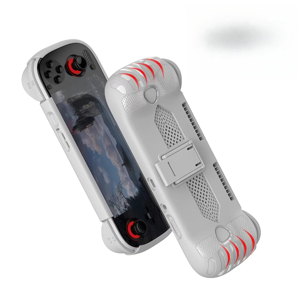For AYN Odin 3 Game Console Case With Kickstand Anti-slip Gr