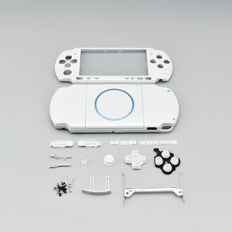For PSP 3000 Full Housing Shell Case Set Gaming Edition Replacement Parts with Faceplate Repair Kit for 09G Motherboard