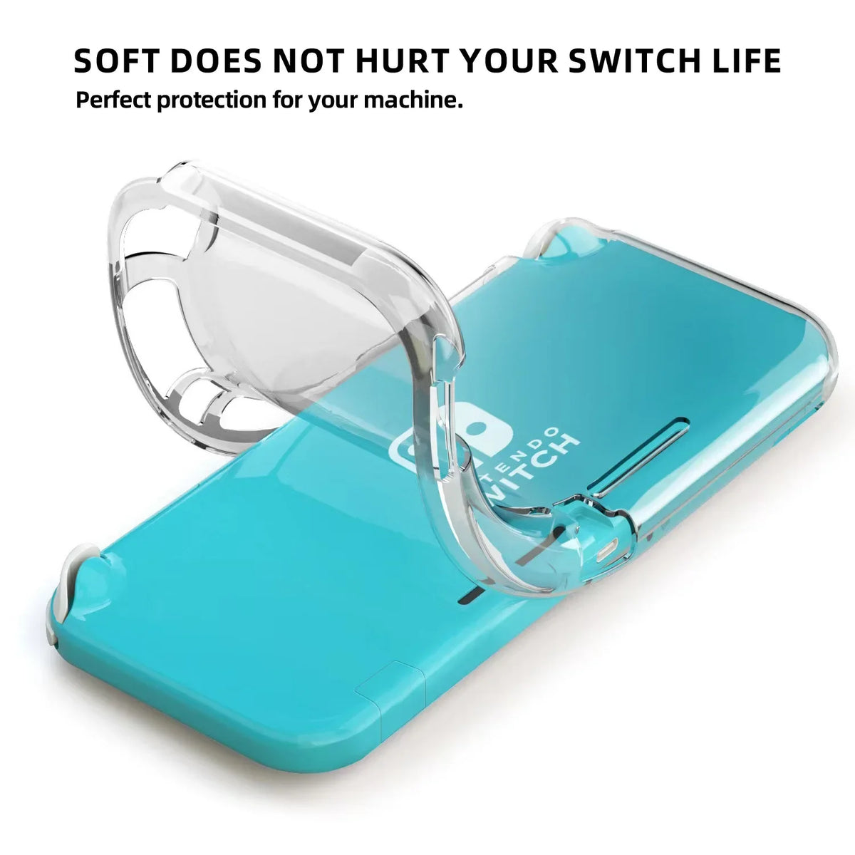 Silicone Case for Nintend Switch Lite Crystal Clear TPU Skin