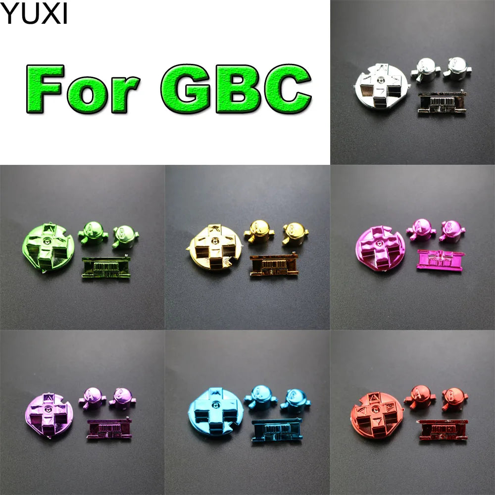 YUXI 1Set Replacement For Color GBC Console Buttons Kit A B 