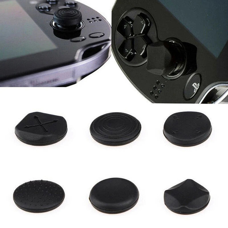 6Pcs Silicone Analog Controller Thumb Stick Thumbstick Cap P