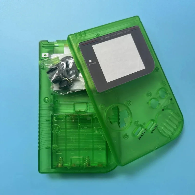 For Gameboy Classic GB DMG Shell Replacement Kit High Quality Console Housing With Buttons Conductive Pads Screws Accessories