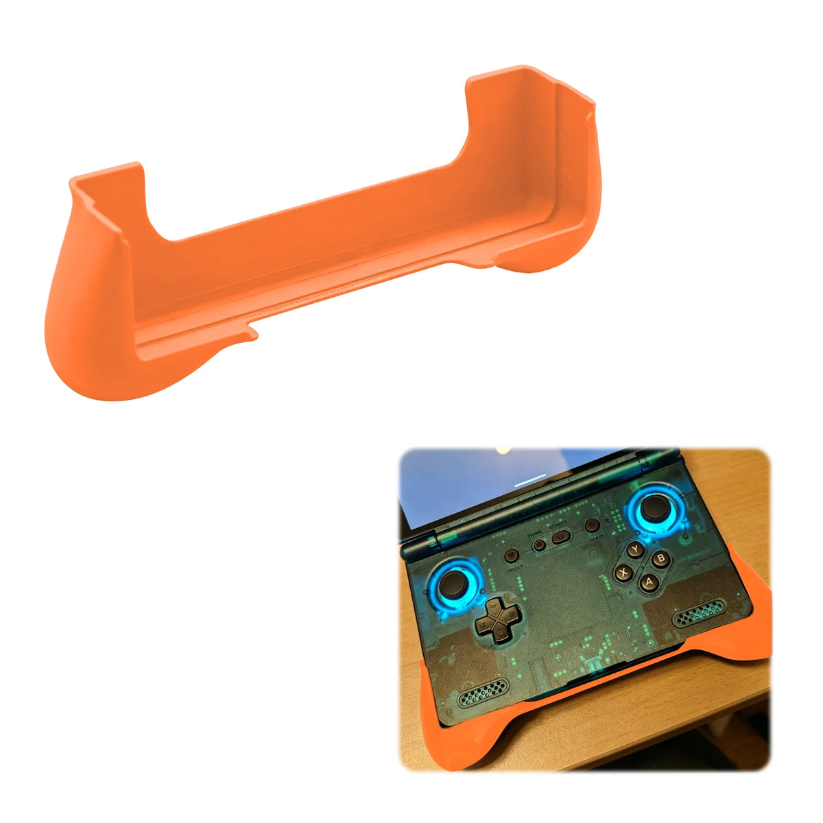 Ergonomic Handheld Grip Cover For Retroid Pocket Flip 2 Game
