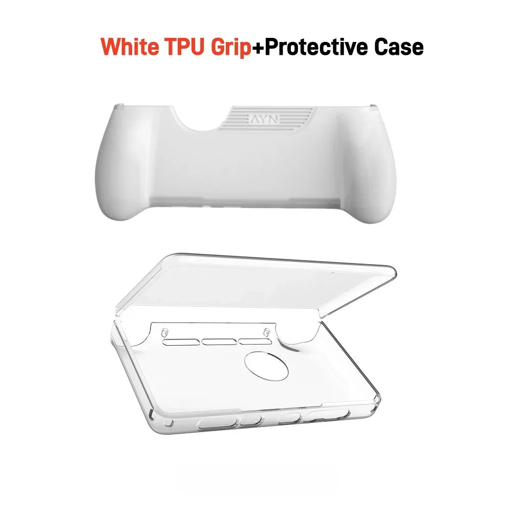 Full Accessory Kit for AYN THOR Handheld TPU Grip Tempered Glass Case Storage Bag & Lanyard