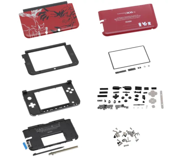 Handheld Console Shell Suitable For 3DSLL 3DSXLRetro Game Console Renovation Console Shell Complete Set Custom Accessories