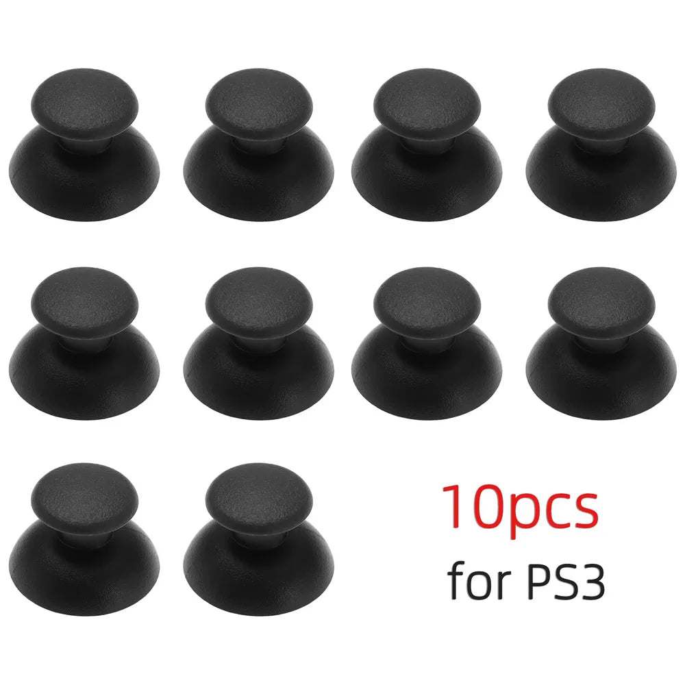 10 Pcs Replacement Analog For XBOX ONE /360 Controller Thumb Sticks For PS5 PS4 PS3 PS2 Joystick Caps Repair Parts Accessories