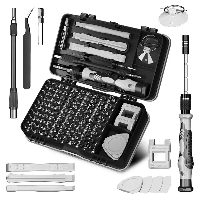 115 in 1 Precision Screwdriver Set Magnetic Micro Drill Bits