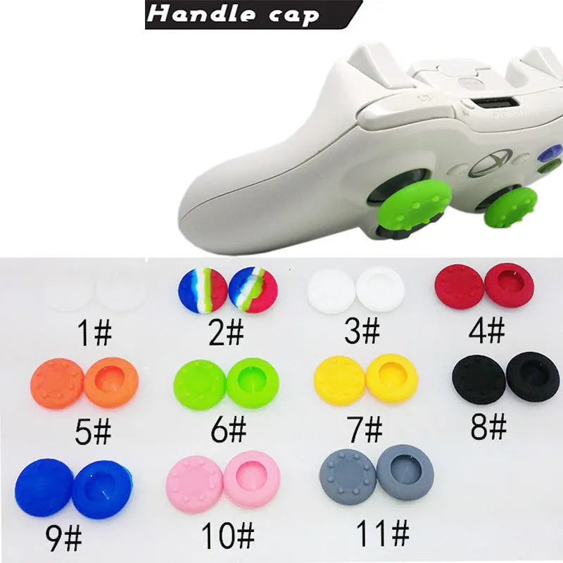 10pcs For PS5 PS3 PS4 XBOX 360 Rubber Silicone Cap Analog Co